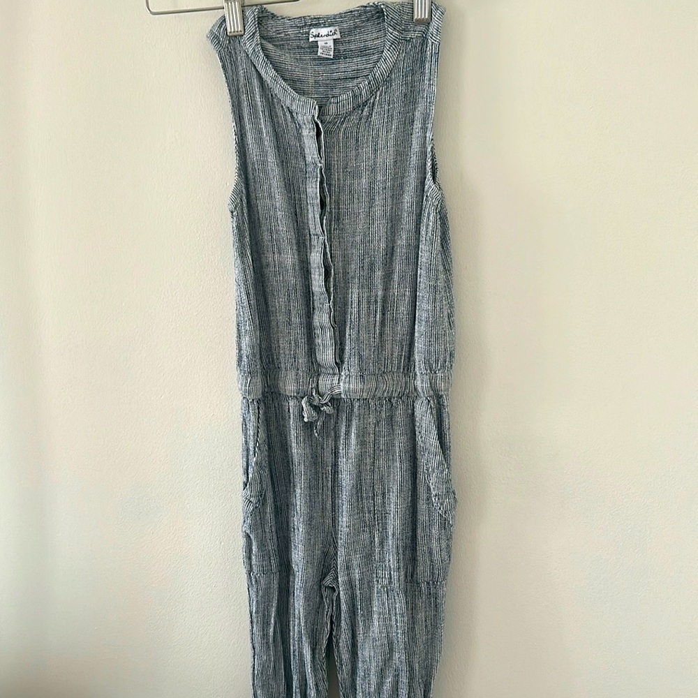 Splendid kids size 10 romper sleeveless with pants